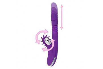 VIBRADOR SUBE Y BAJA CON ESTIMULADOR CLITÓRICO