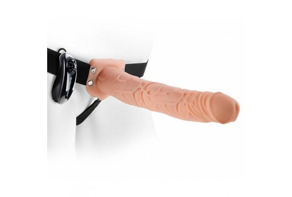 ARNÉS VIBRADOR HUECO - UNISEX - 28CM