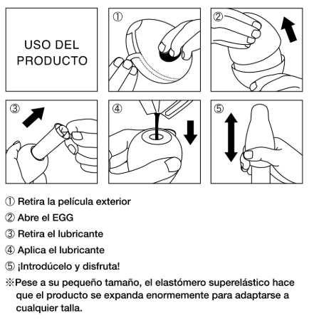 instrucciones huevos tenga